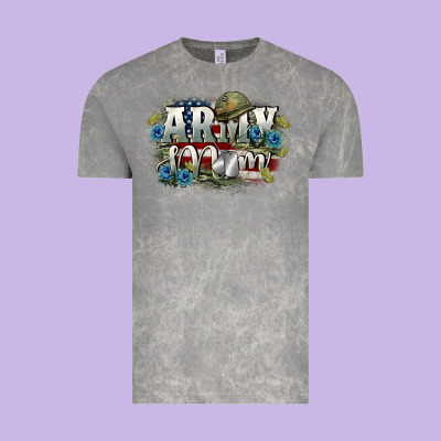 Army Mom Mother's Day Vintage Tee Designed By Fadigitalartstudio