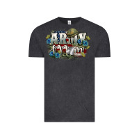 Vintage Black Army mom Mother's Day Vintage Tee - FaDigitalArtStudio