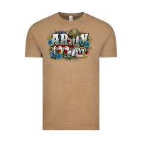 Vintage Coffee Army mom Mother's Day Vintage Tee - FaDigitalArtStudio