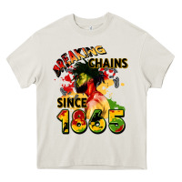 Cream breaking chains since 1865 Heavy Core Tee - CowGirlArtShop
