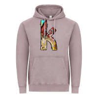 Vintage Zinc farm life alphabet lowercase letters k Vintage Hoodie - BundleAndBundleShop
