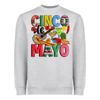 Heather Grey cinco de mayo Heavyweight Sweatshirt - JahusDesignShop