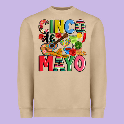 Cinco De Mayo Heavyweight Sweatshirt Designed By Jahusdesignshop