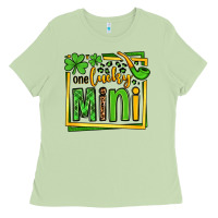 Matcha One lucky mini St. Patrick's Ladies Tee - OliviaCreatesArt