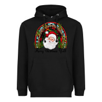 Black merry christmas y'all rainbow Heavyweight Hoodie - JahusDesignShop