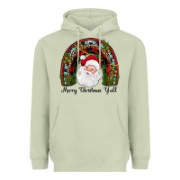 Matcha merry christmas y'all rainbow Heavyweight Hoodie - JahusDesignShop