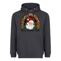 Smoke merry christmas y'all rainbow Heavyweight Hoodie - JahusDesignShop