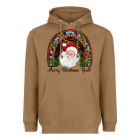 Toasted Coconut merry christmas y'all rainbow Heavyweight Hoodie - JahusDesignShop
