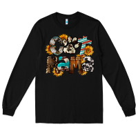 Black Cat  Mama Long Sleeve Tee - FaDigitalArtStudio
