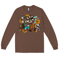 Chestnut Cat  Mama Long Sleeve Tee - FaDigitalArtStudio