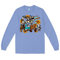 Colony Blue Cat  Mama Long Sleeve Tee - FaDigitalArtStudio