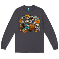 Smoke Cat  Mama Long Sleeve Tee - FaDigitalArtStudio