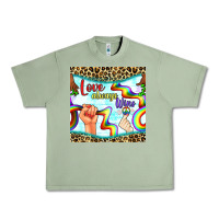 Oil Green Pride lgbtq love always wins peace gender symbol Urban Heavy Tee - BundleAndBundleShop