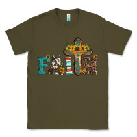 Army Green faith Classic Tee - Artiststas
