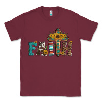 Burgundy faith Classic Tee - Artiststas