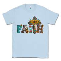 Dusty Blue faith Classic Tee - Artiststas