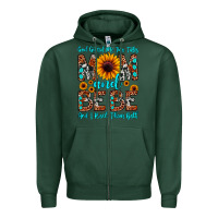 Sports Green god gifted me two titles mom and bebe  and i rock Zipper Hoodie - JahusDesignShop
