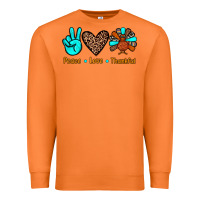 Carrot peace love thankful Premium Sweatshirt - JahusDesignShop
