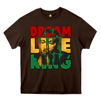 Chocolate Brown dream like king martin luther Heavy Core Tee - CowGirlArtShop