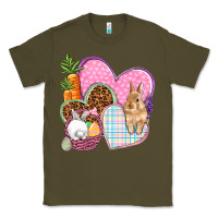 Army Green Easter hearts Easter Day Classic Tee - HowdyJamesFarm