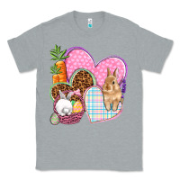 Heather Grey Easter hearts Easter Day Classic Tee - HowdyJamesFarm
