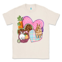 Natural Easter hearts Easter Day Classic Tee - HowdyJamesFarm