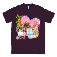 Plum Easter hearts Easter Day Classic Tee - HowdyJamesFarm