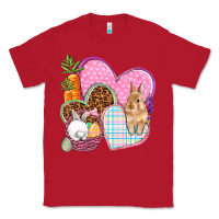 Red Easter hearts Easter Day Classic Tee - HowdyJamesFarm