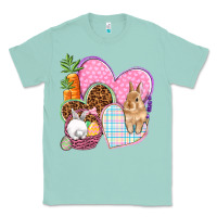 Seafoam Easter hearts Easter Day Classic Tee - HowdyJamesFarm