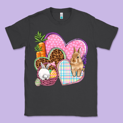 Easter Hearts Easter Day Classic Tee Designed By Howdyjamesfarm
