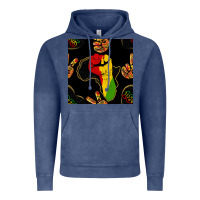 Vintage Denim African Freedom Seamless Pattern Vintage Hoodie - BundleAndBundleShop