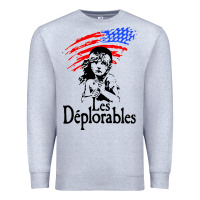 Heather Grey les deplorables Premium Sweatshirt - baoMotion