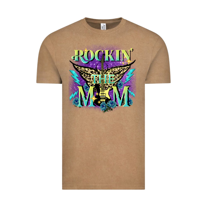Rockin' The Mom Mother's Day Vintage Tee by FaDigitalArtStudio | Teevron