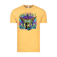 Vintage Mustard Rockin' the mom Mother's Day Vintage Tee - FaDigitalArtStudio