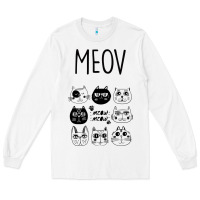 White Meow Long Sleeve Tee - Bettercallsaul