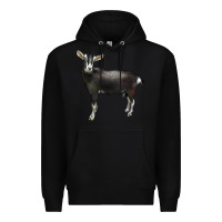 Black Alpine Goat Premium Hoodie - LillyAllenDesigns