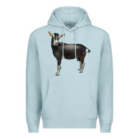 Blue Mist Alpine Goat Premium Hoodie - LillyAllenDesigns