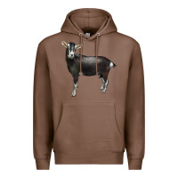 Chestnut Alpine Goat Premium Hoodie - LillyAllenDesigns