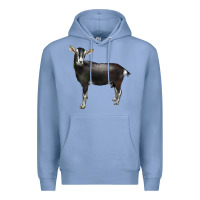 Colony Blue Alpine Goat Premium Hoodie - LillyAllenDesigns