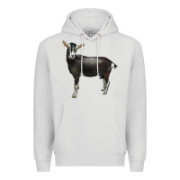 Dove Grey Alpine Goat Premium Hoodie - LillyAllenDesigns