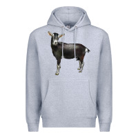 Heather Grey Alpine Goat Premium Hoodie - LillyAllenDesigns