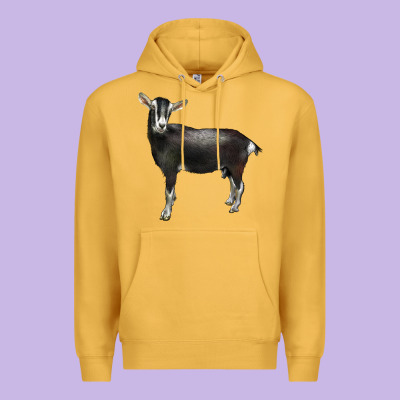 Alpine Goat Premium Hoodie Designed By Lillyallendesigns