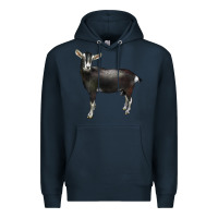 Navy Alpine Goat Premium Hoodie - LillyAllenDesigns