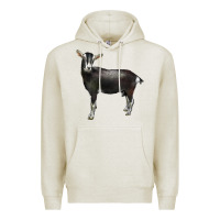 Oatmeal Heather Alpine Goat Premium Hoodie - LillyAllenDesigns