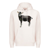 Pale Pink Alpine Goat Premium Hoodie - LillyAllenDesigns