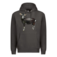 Smoke Alpine Goat Premium Hoodie - LillyAllenDesigns