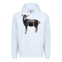 White Alpine Goat Premium Hoodie - LillyAllenDesigns