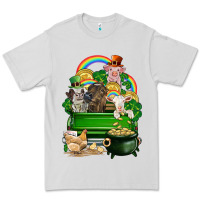 Dove Grey St. Patrick's Day animal truck Premium Tee - CowGirlArtShop