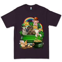 Plum St. Patrick's Day animal truck Premium Tee - CowGirlArtShop