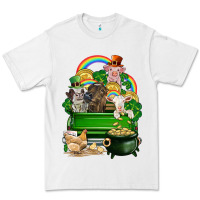 White St. Patrick's Day animal truck Premium Tee - CowGirlArtShop